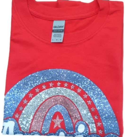 Patriotic America T-shirt Size Large - Picture 2 of 5